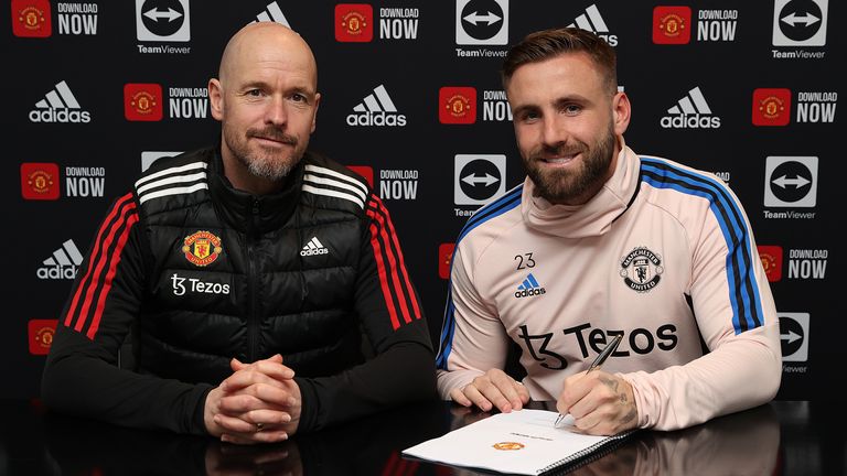 Luke Shaw has signed a new deal with Manchester United