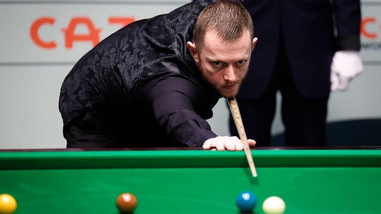 Mark Allen clinched a 10-5 win over Fan Zhengyi once play resumed at The Crucible