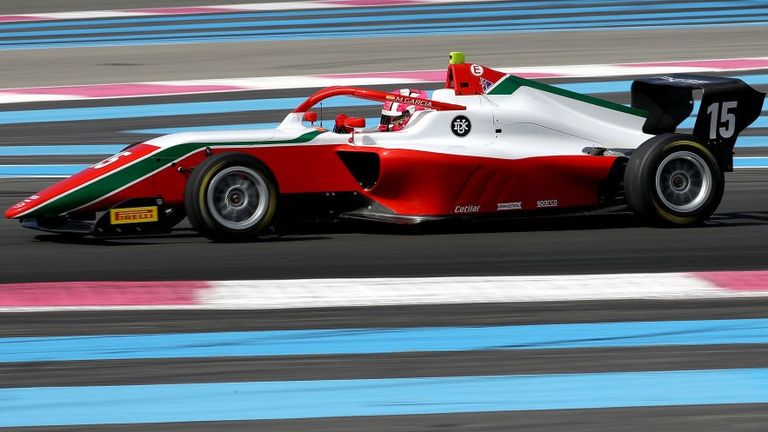 Marta Garcia on day one of the Paul Ricard F1 Academy test (Credit: F1 Academy)