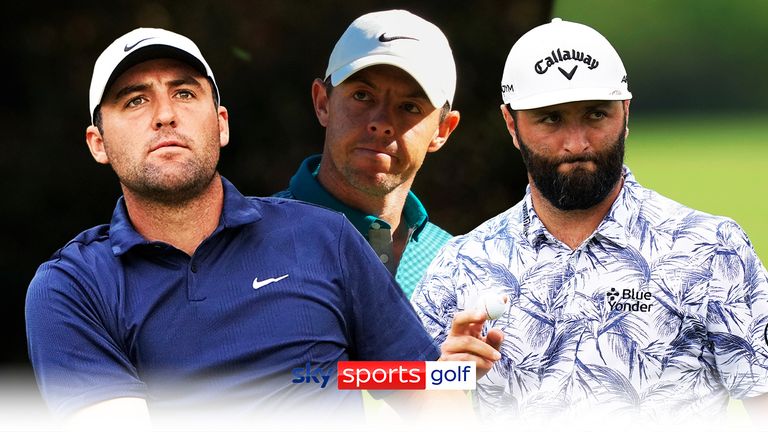 The three best golfers in the world Scottie Scheffler, Rory McIlroy and Jon Rahm are preparing to fight in Augusta this week