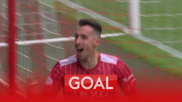 Miovski doubles Aberdeen&#39;s lead!