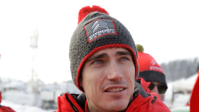 FILE -  Craig Breen is seen during a stopover on day 3 of Rally Sweden 2018 as part of the World Rally Championship (WRC) in Torsby, Sweden, on Feb. 17, 2018. Rally driver Craig Breen was killed in an accident Thursday, April 13, 2023, during a test event ahead of a world championship race in Croatia, his team said. (Micke Fransson / TT via AP)