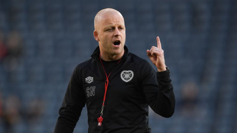 GLASGOW, SCOTLAND - APRIL 27: Hearts Under-18 Mangaer Steven Naismith during a Youth Cup Final match between Hearts and Rangers at Hampden Park, on April 27, in Glasgow, Scotland. (Photo by Craig Foy / SNS Group)
