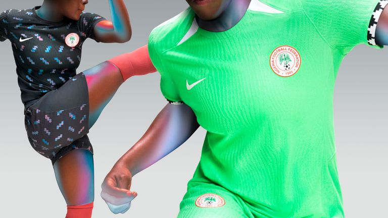 Nigeria&#39;s Women&#39;s World Cup kits (image: Nike)
