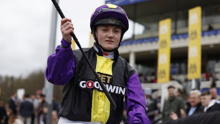 Hollie Doyle after victory on Rainbow Dreamer