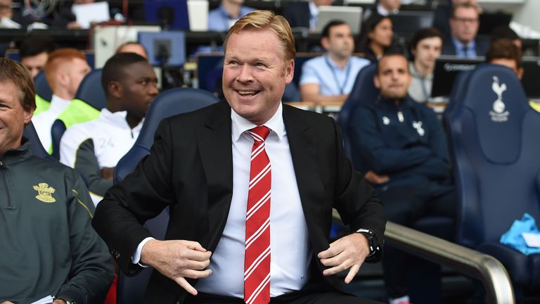 Ronald Koeman was Southampton boss between 2014-16