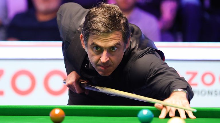 Ronnie O�Sullivan File Photo
File photo dated 16-11-2022 of Ronnie O'Sullivan who will take on Pang Junxu in the first round of the World Snooker Championship while Mark Selby will kick off his campaign with a meeting with Matthew Selt. Issue date: Thursday April 13, 2023.
