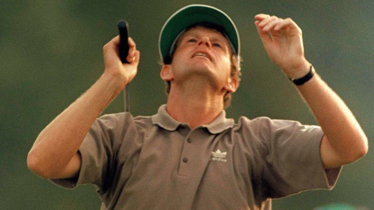 Sandy Lyle claimed a one-shot victory at The Masters in 1988