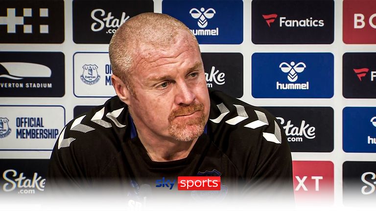 Everton manager Sean Dyche