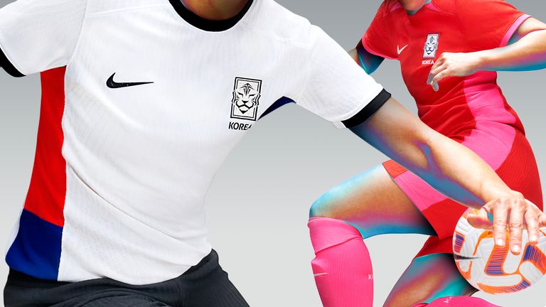 South Korea&#39;s Women&#39;s World Cup kits (image: Nike)