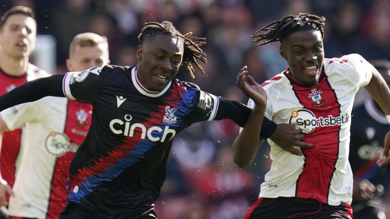 Ebere Eze starred for Crystal Palace at Saints