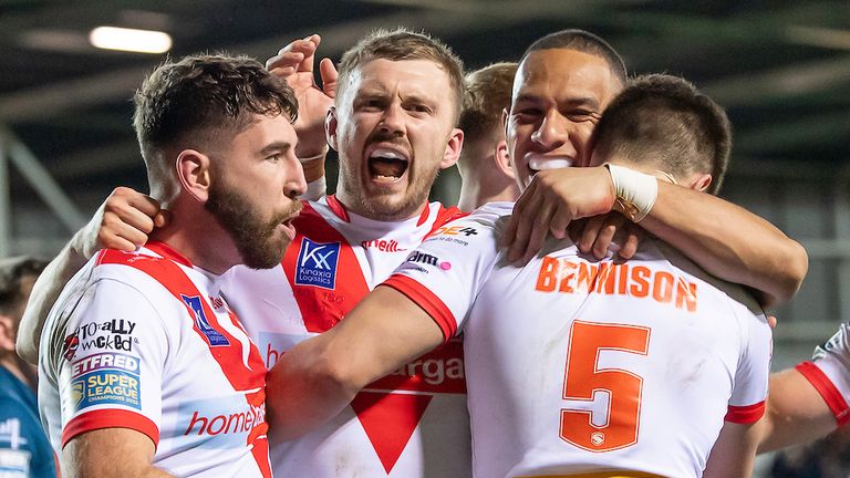 St Helens bounced back from two defeats in a row to beat top of the table Warrington Wolves 