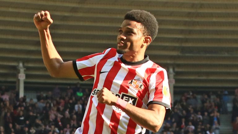 Amad Diallo celebrates after putting Sunderland 2-1 up against Birmingham