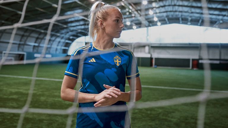 Sweden&#39;s away kit for the Women&#39;s World Cup (image: adidas)