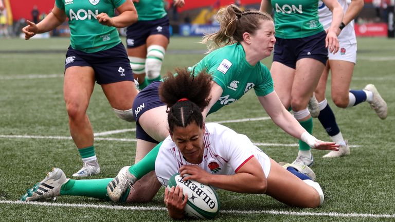 Tatyana Heard got on the scoresheet once again for England 