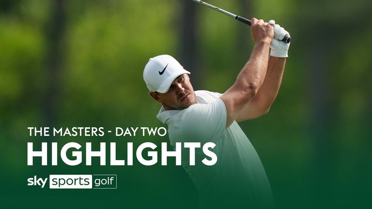 Highlights from the second round of the 2023 Masters at Augusta National