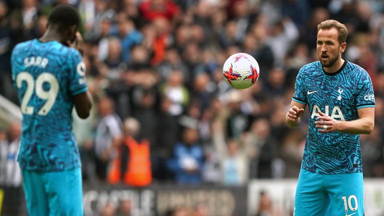 Tottenham were 5-0 down by half-time at Newcastle