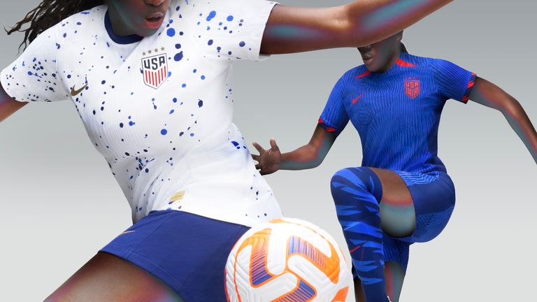USA&#39;s Women&#39;s World Cup kits (image: Nike)