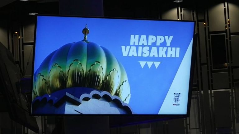 The FA invited the Sikh community to celebrate Vaisakhi at Wembley