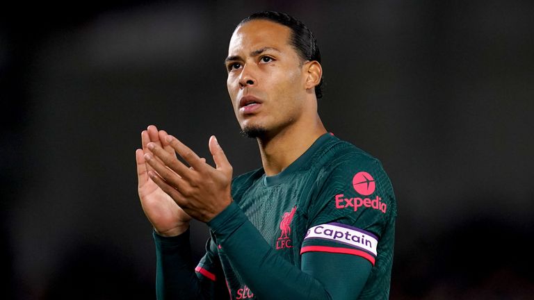 Virgil van Dijk has started 85 games for Liverpool since the start of last season