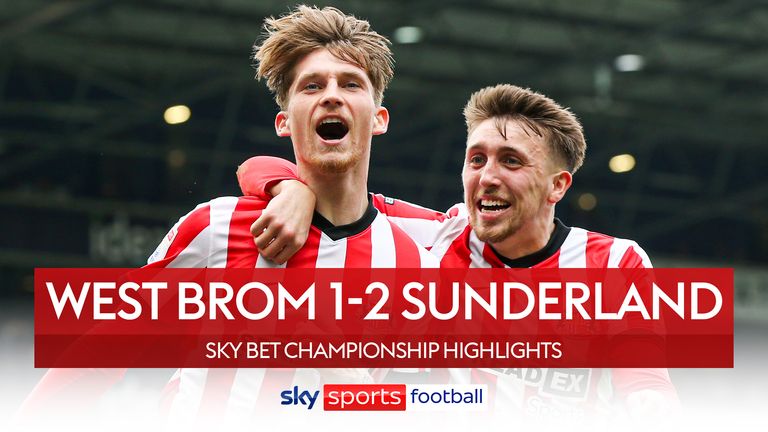 West Brom 1-2 Sunderland | Championship highlights