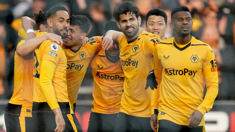Wolves 2-0 Crystal Palace: Joachim Andersen's early own goal and Ruben  Neves' late penalty take home side away from danger | Football News | Sky  Sports