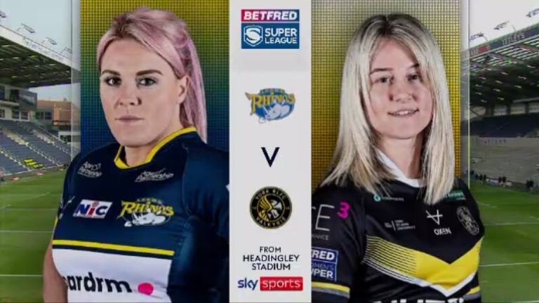 Highlights from the Women&#39;s Super League match between Leeds Rhinos Women and York Valkyries