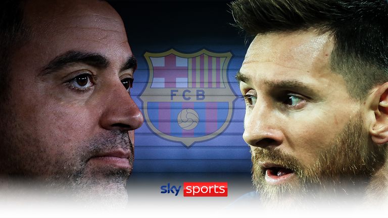 Xavi plays down talk of a return to Barcelona for Lionel Messi.