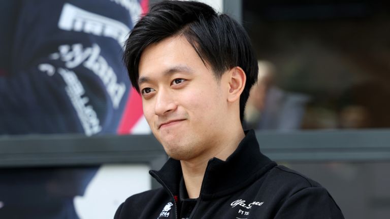 MELBOURNE GRAND PRIX CIRCUIT, AUSTRALIA - MARCH 30: Zhou Guanyu, Alfa Romeo F1 Team during the Australian GP at Melbourne Grand Prix Circuit on Thursday March 30, 2023 in Melbourne, Australia. (Photo by Lionel Ng / Sutton Images)