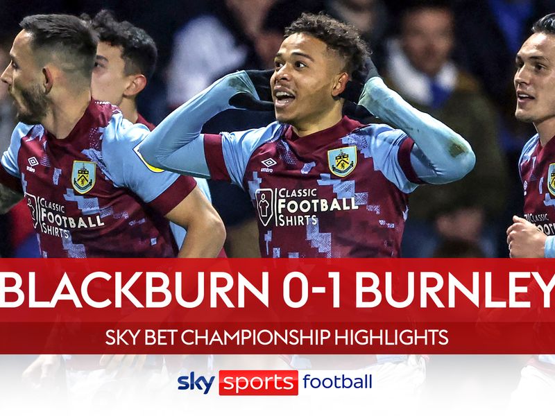 Burnley win Championship title by beating rivals Blackburn
