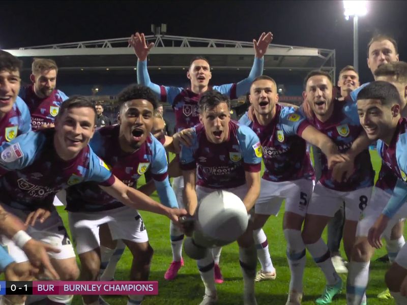 Vincent Kompany's Burnley win 2022/23 Sky Bet Championship title at rivals  Blackburn