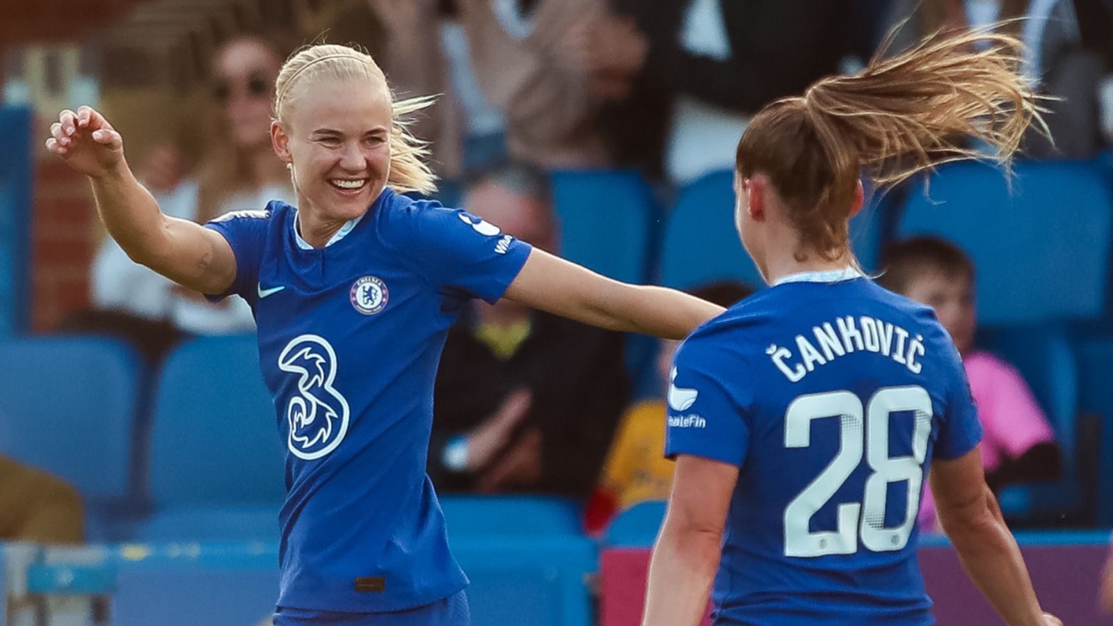 Chelsea Feminino 7 x 0 Everton Feminino: Os Blues diminuem a diferença para o líder da WSL, Man Utd, com a equipe de Emma Hayes subindo para o segundo lugar |  notícias de futebol