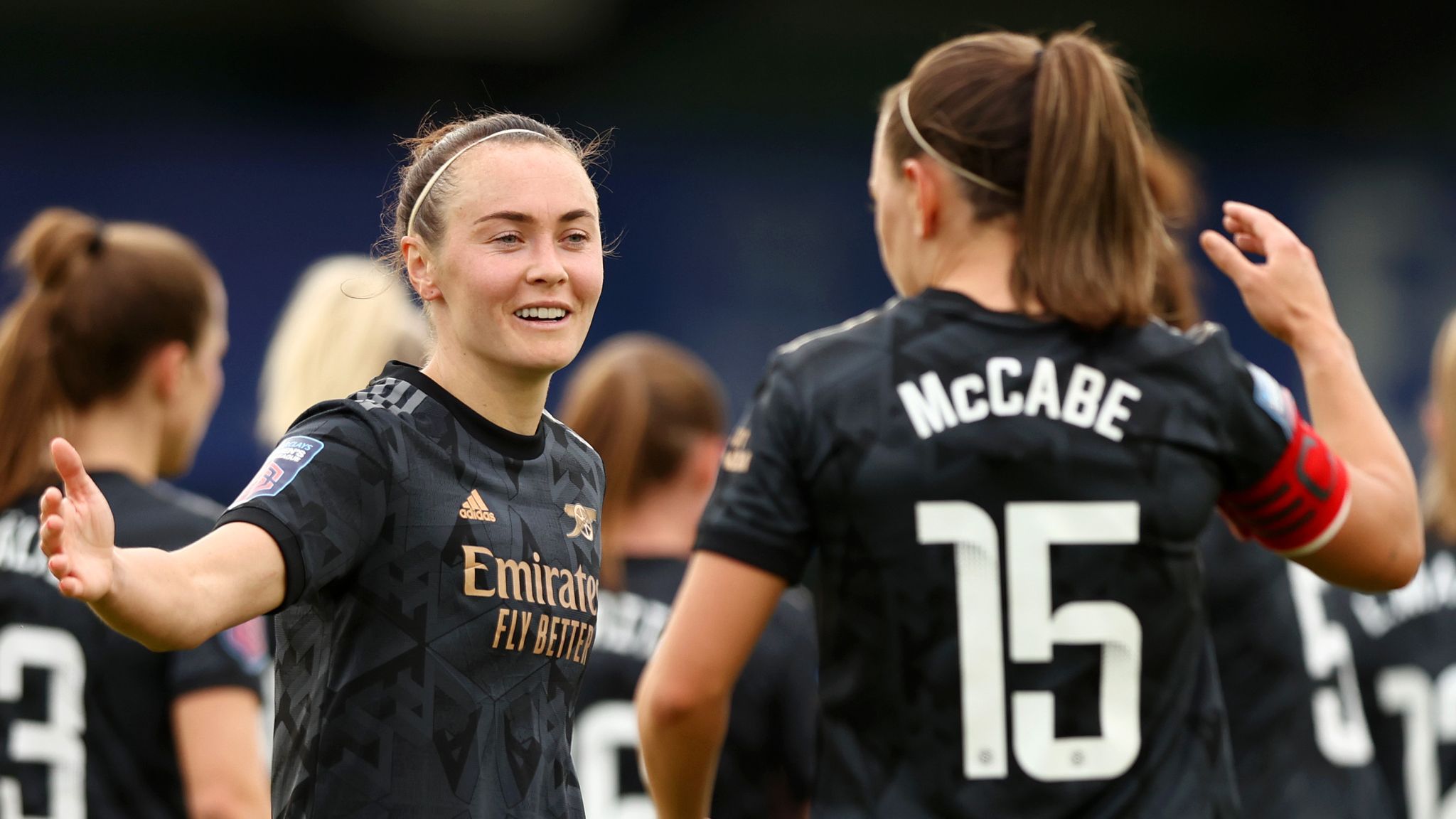 Everton Women 1-4 Arsenal Women: Lia Walti injury mars Gunners win which  keeps Women's Super League title hopes alive, Football News