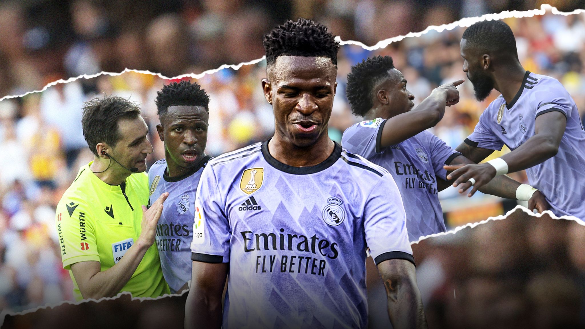 Real Madrid lose 1-0 to Valencia as Vinicius Jr targeted with racist insults