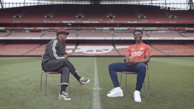 'The right club to make the next step' | Saka sits down with Ian Wright