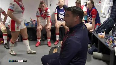 'Listen up!' - Inside the St Helens dressing room for Smith's HT team-talk