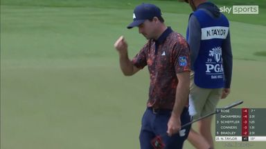 'Unlikely way to make a four' | Taylor sinks monster birdie putt