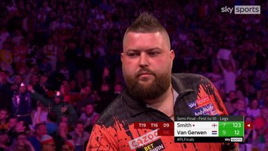 'Sensational!' | Smith takes out 123 with second bullseye checkout of the night 