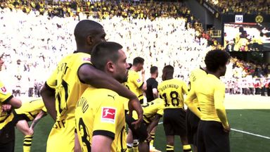 Dortmund players, coaches and fans in tears as 'Yellow Wall' applauds