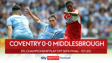 Coventry 0-0 Middlesbrough