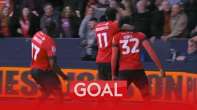 Osho gives Luton the lead! | Hatters level on aggregate 