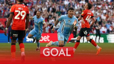 All square at Wembley! Hamer levels it for Coventry