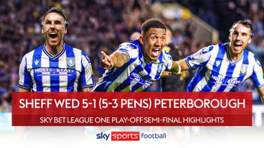 Sheff Wed 5-1 Peterborough (5-3 pens) | Owls complete miracle comeback!