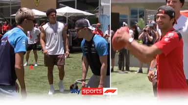 'I've got a new career!' - F1 drivers take NFL test at Miami Dolphins