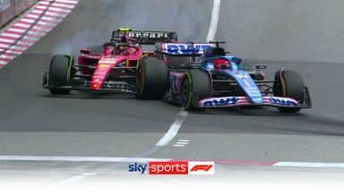 'That was a nothing move!' | Sainz collides with Ocon