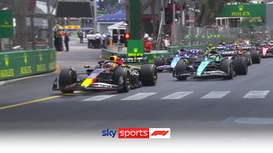 Verstappen leads | Stroll and Sargeant collide on opening lap