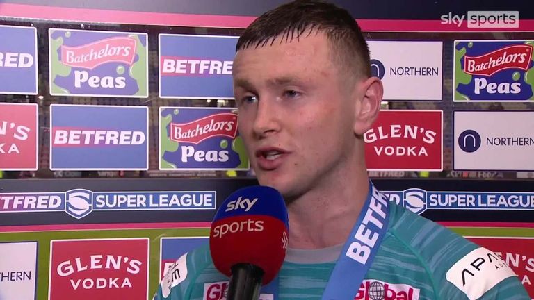 Harry Newman praised his Leeds team-mates as they fought back from going down to 12 players to thrash Wigan