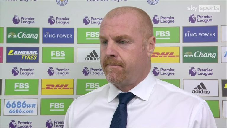 Sean Dyche says he wants his Everton players to produce and maintain a high  standard of performance throughout their crucial clash with Leicester.