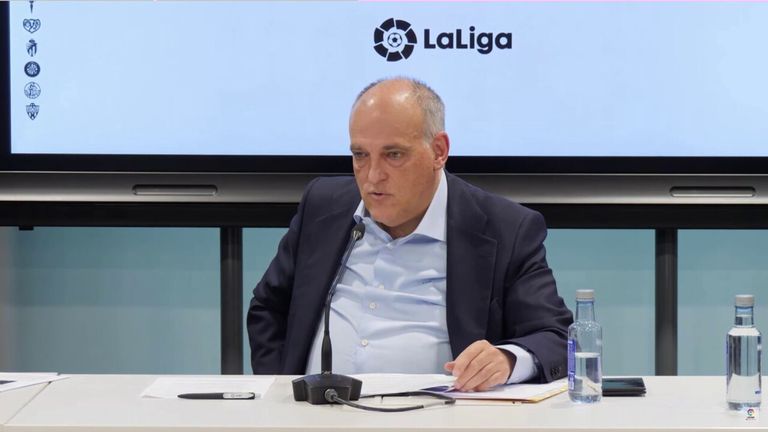 Tebas claims LaLiga could eradicate racism in six months with new powers