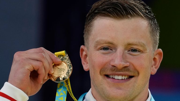 Peaty ganó el oro para Inglaterra en la final masculina de 50 metros braza en los Juegos de la Commonwealth el verano pasado. 